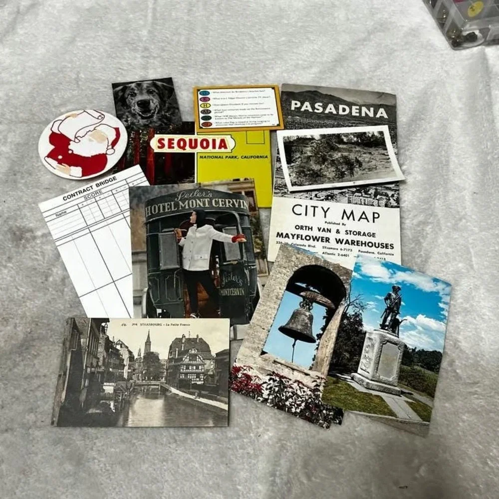 50+ piece Ephemera Lot 12 Collage Crafting Junk Journals Scrapbooking